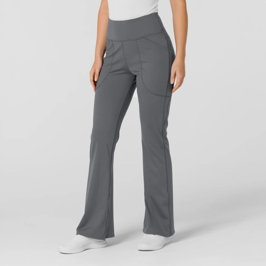 Wink Scrubs Knit Women's Yoga Scrub Pant Pewter | scrub-supply.com