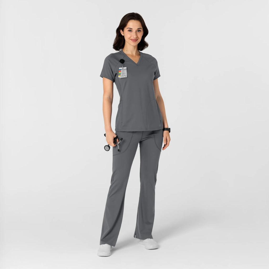 Wink Scrubs Knit Women's Yoga Scrub Pant Pewter | scrub-supply.com