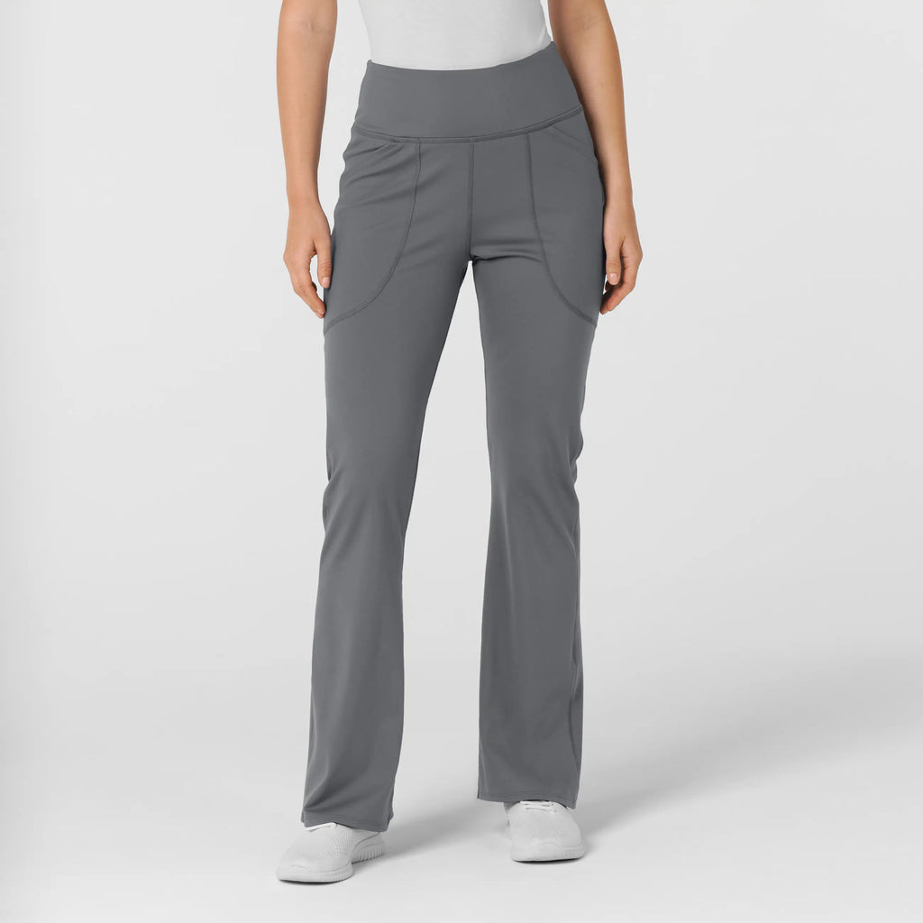 Wink Scrubs Knit Women's Yoga Scrub Pant Pewter | scrub-supply.com