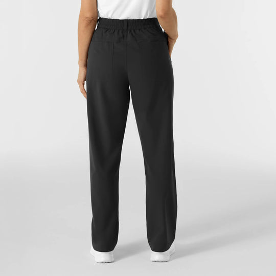 Wink Scrubs Women's Women’s Scrub Chino Pant Black | scrub-supply.com
