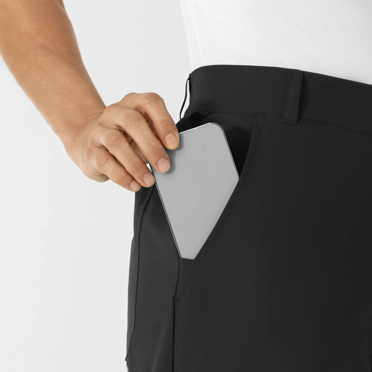 Wink Scrubs Women's Women’s Scrub Chino Pant Black | scrub-supply.com