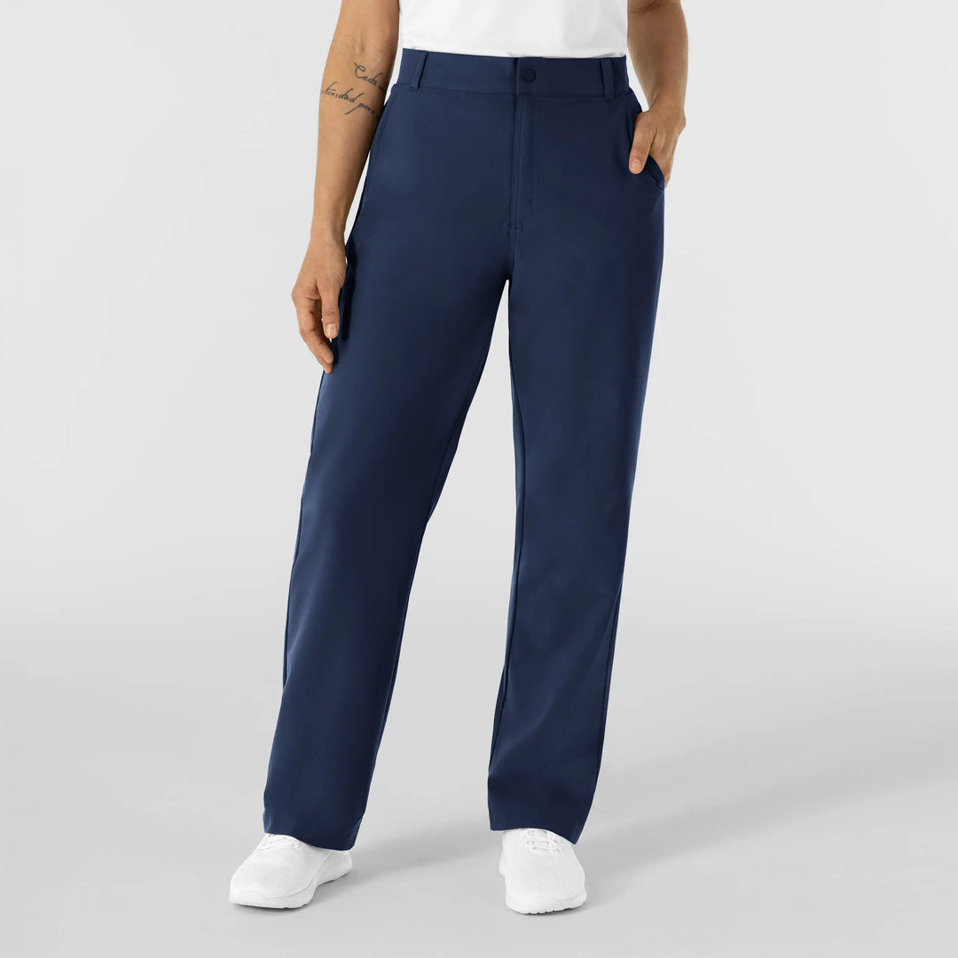 Wink Scrubs Women's Women’s Scrub Chino Pant Navy | scrub-supply.com