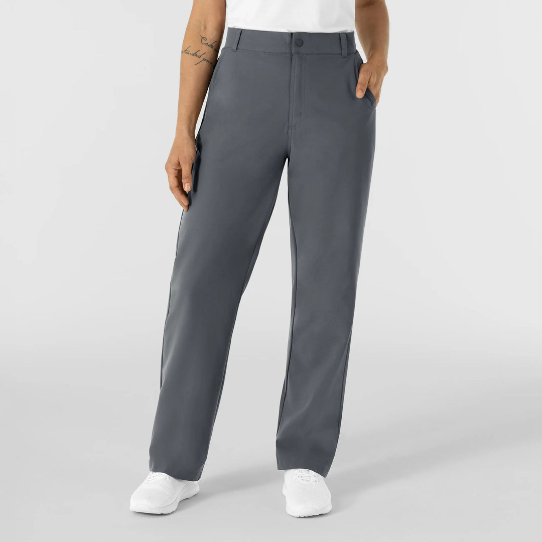 Wink Scrubs Women's Women’s Scrub Chino Pant Pewter | scrub-supply.com