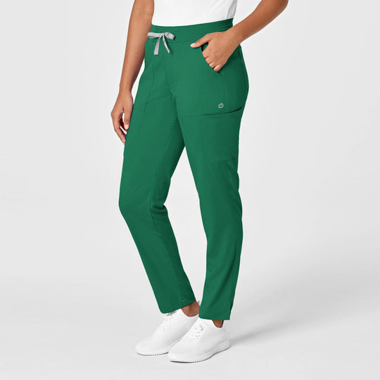 Wink Scrubs Women's Slim Leg Cargo Scrub Pant Hunter | scrub-supply.com