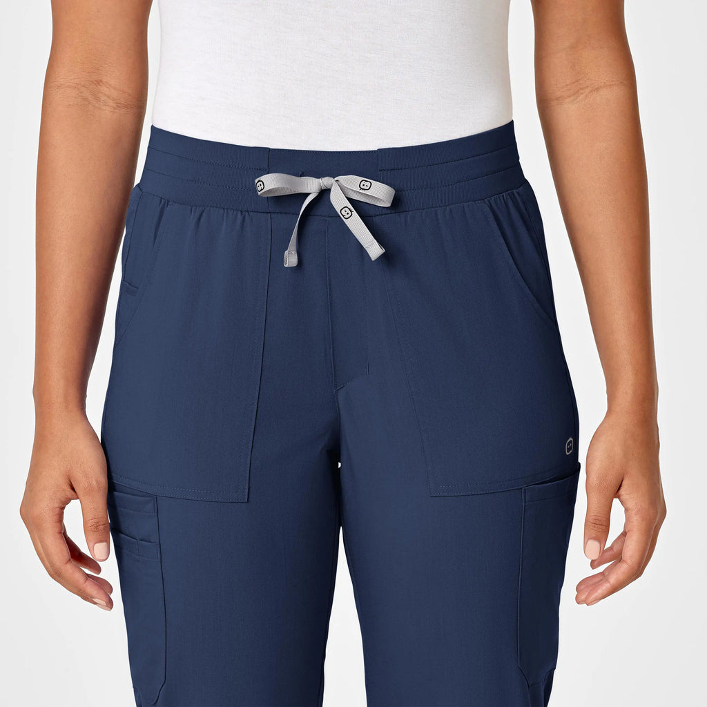 Wink Scrubs Women's Slim Leg Cargo Scrub Pant Navy | scrub-supply.com