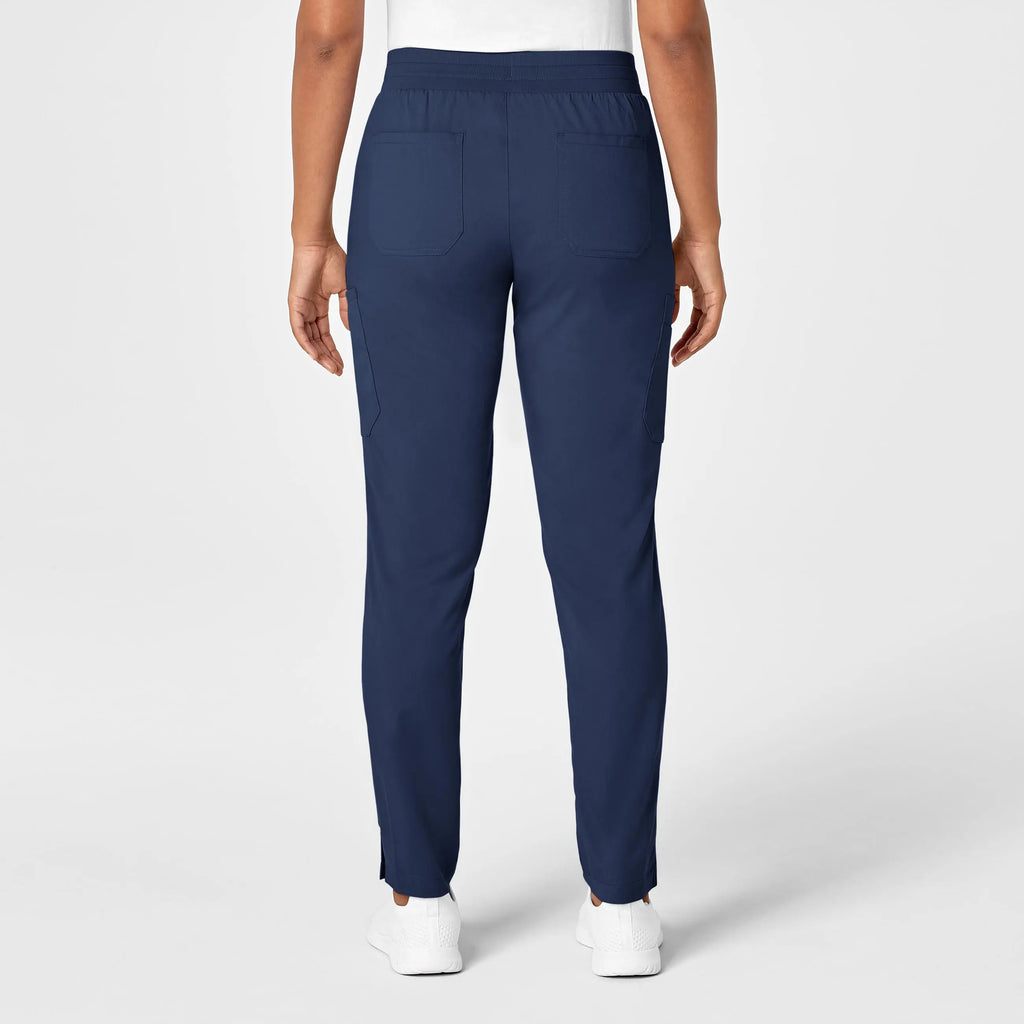 Wink Scrubs Women's Slim Leg Cargo Scrub Pant Navy | scrub-supply.com