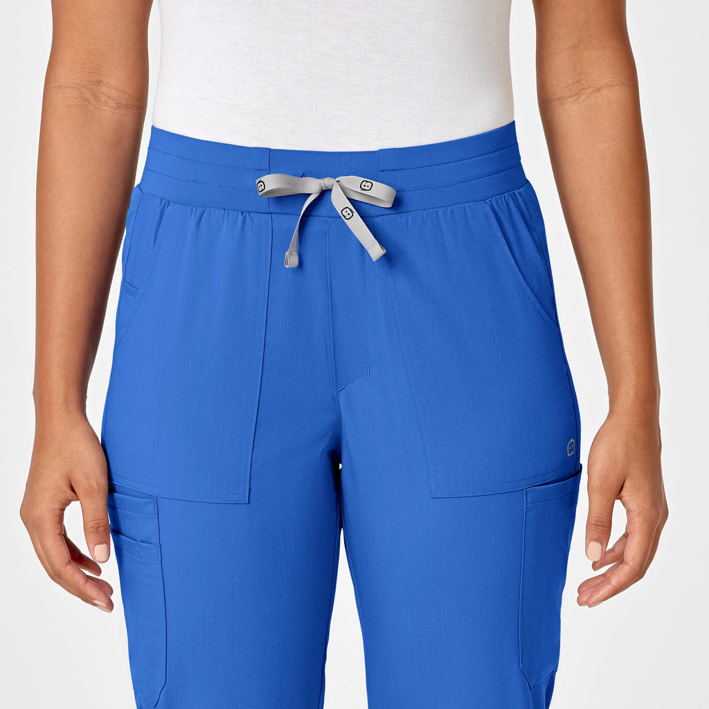 Wink Scrubs Women's Slim Leg Cargo Scrub Pant Royal Blue | scrub-supply.com