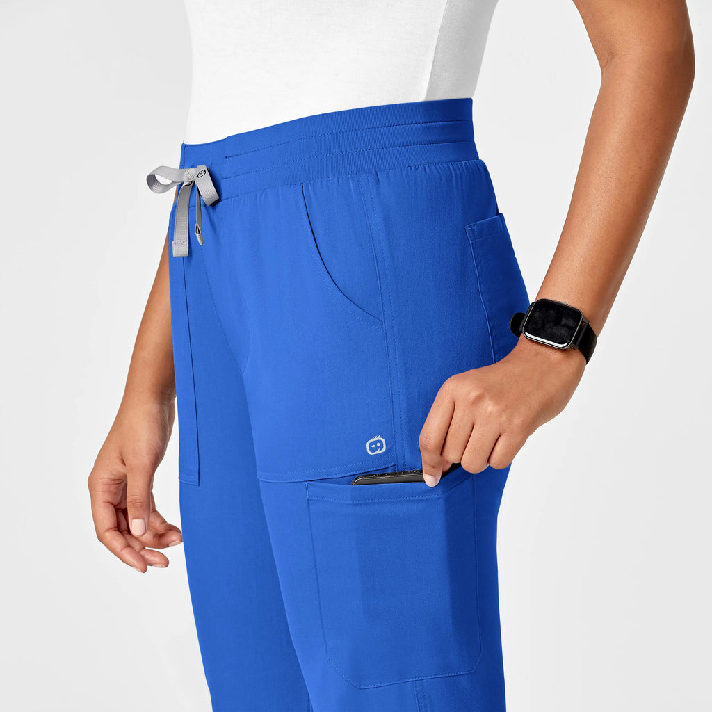 Wink Scrubs Women's Slim Leg Cargo Scrub Pant Royal Blue | scrub-supply.com