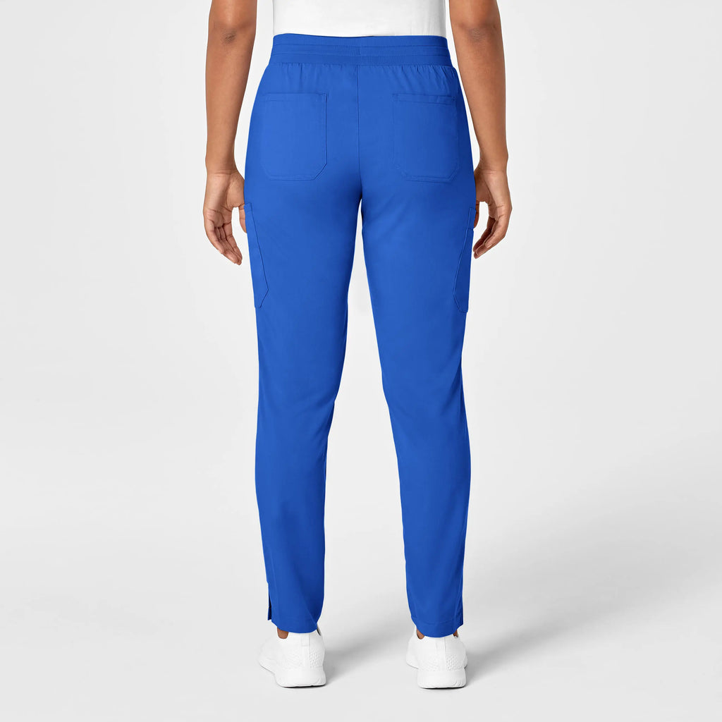 Wink Scrubs Women's Slim Leg Cargo Scrub Pant Royal Blue | scrub-supply.com