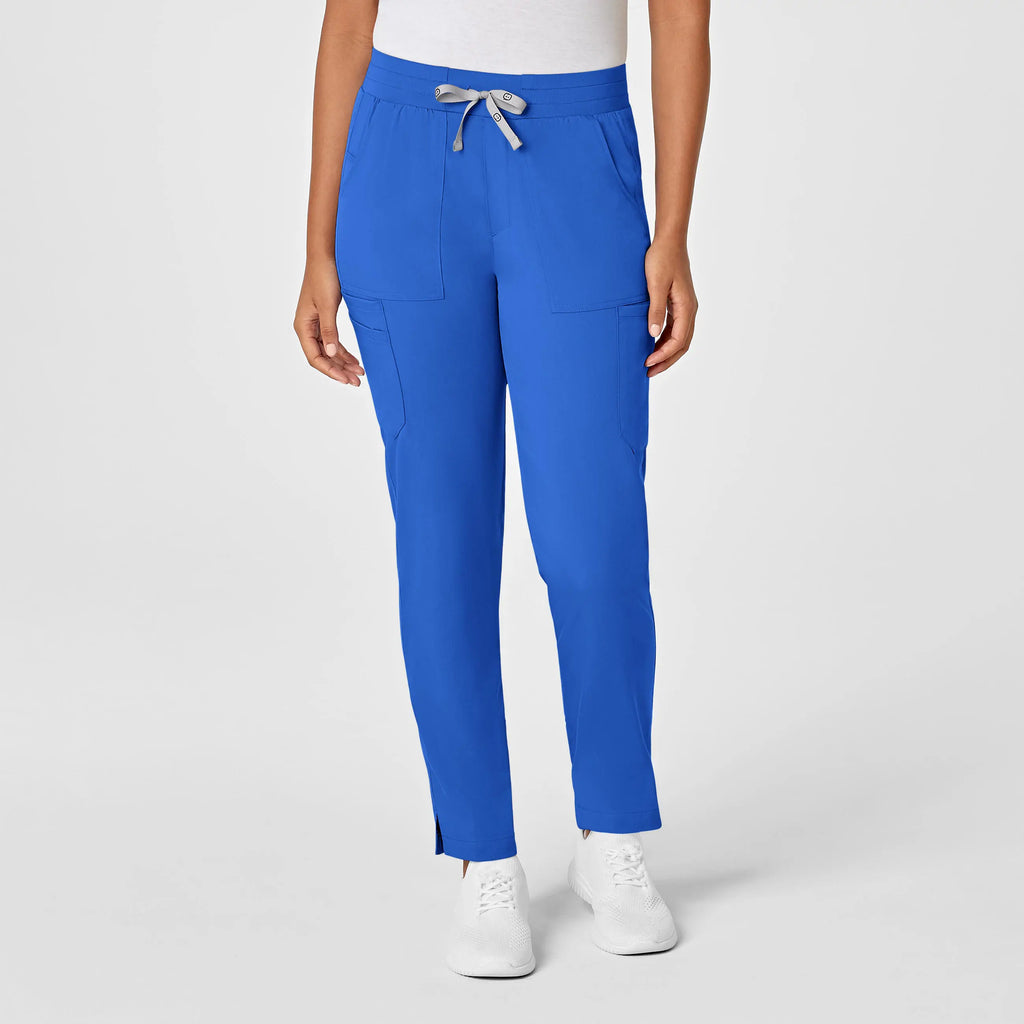 Wink Scrubs Women's Slim Leg Cargo Scrub Pant Royal Blue | scrub-supply.com