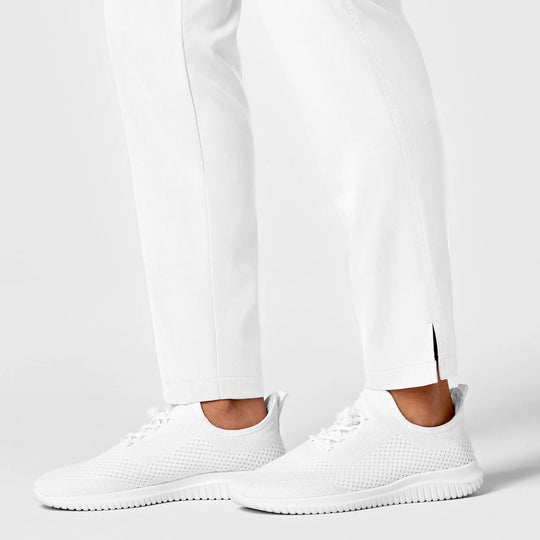 Wink Scrubs Women's Slim Leg Cargo Scrub Pant White | scrub-supply.com