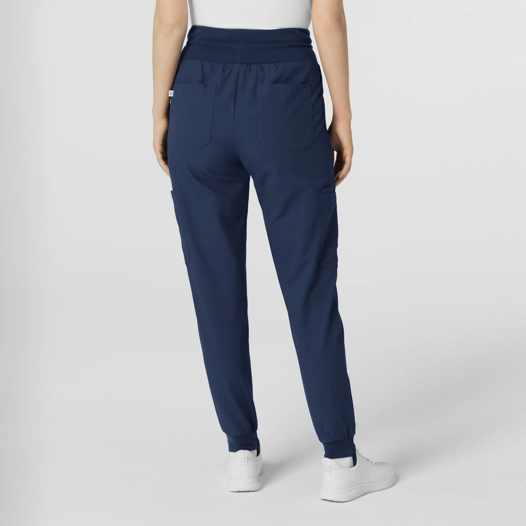 Wink Scrubs Women's Convertible Stirrup Jogger Scrub Pant Navy | scrub-supply.com