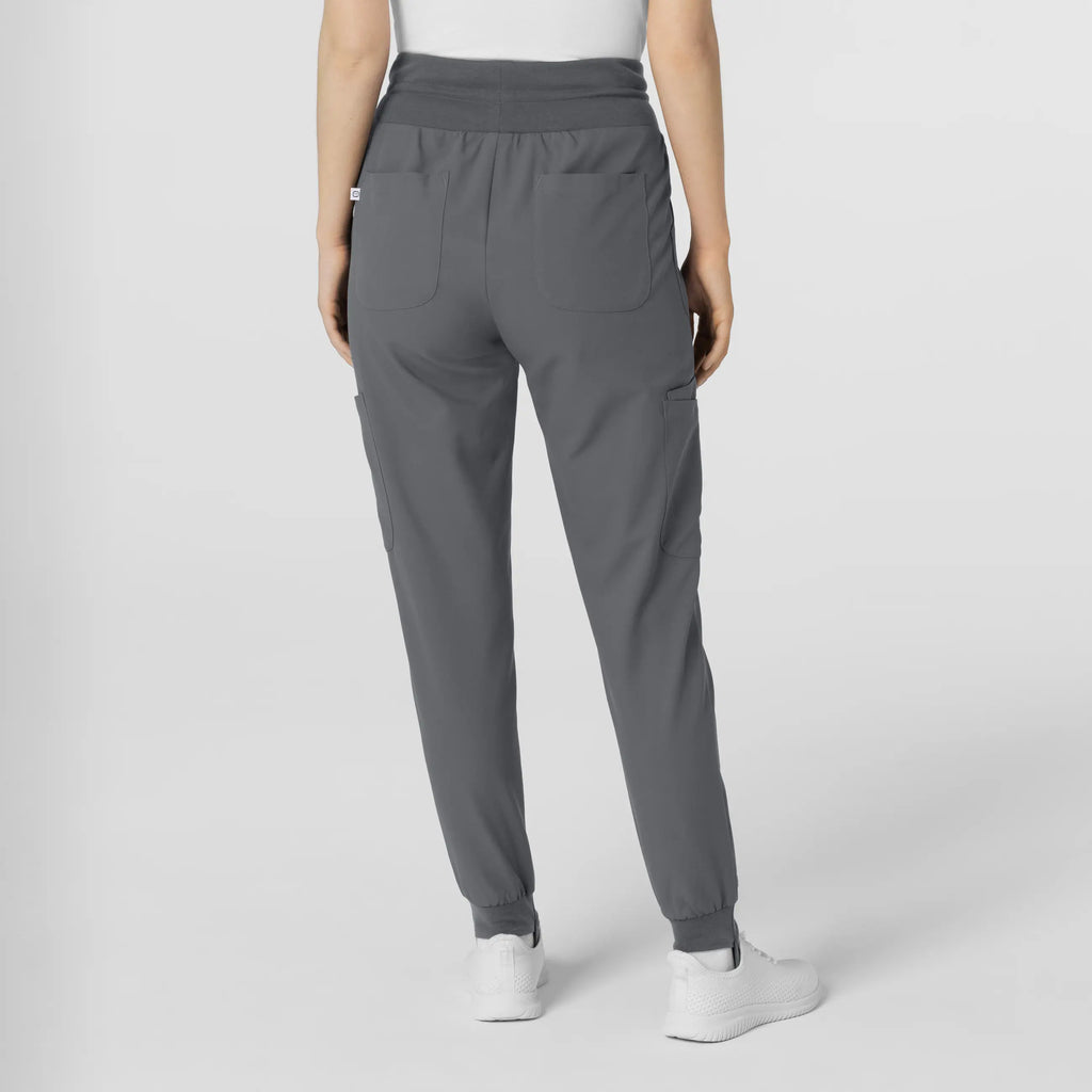 Wink Scrubs Women's Convertible Stirrup Jogger Scrub Pant Pewter | scrub-supply.com