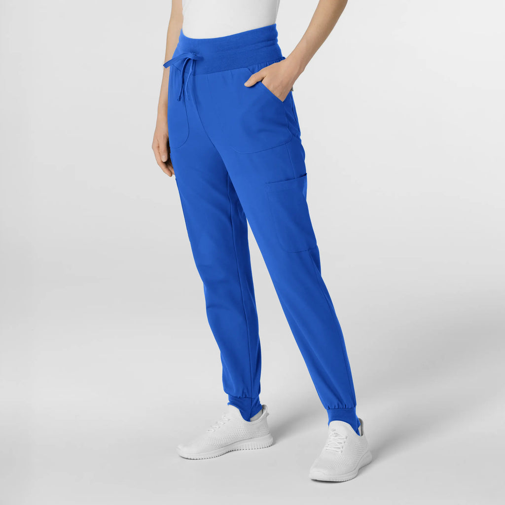 Wink Scrubs Women's Convertible Stirrup Jogger Scrub Pant Royal Blue | scrub-supply.com