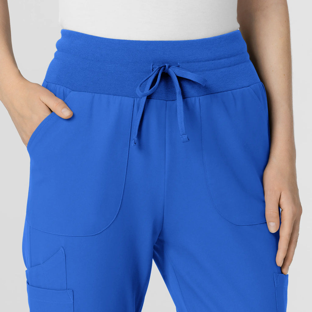 Wink Scrubs Women's Convertible Stirrup Jogger Scrub Pant Royal Blue | scrub-supply.com