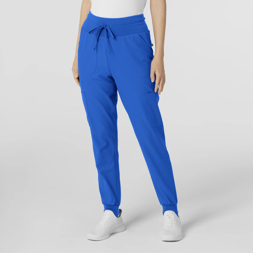 Wink Scrubs Women's Convertible Stirrup Jogger Scrub Pant Royal Blue | scrub-supply.com