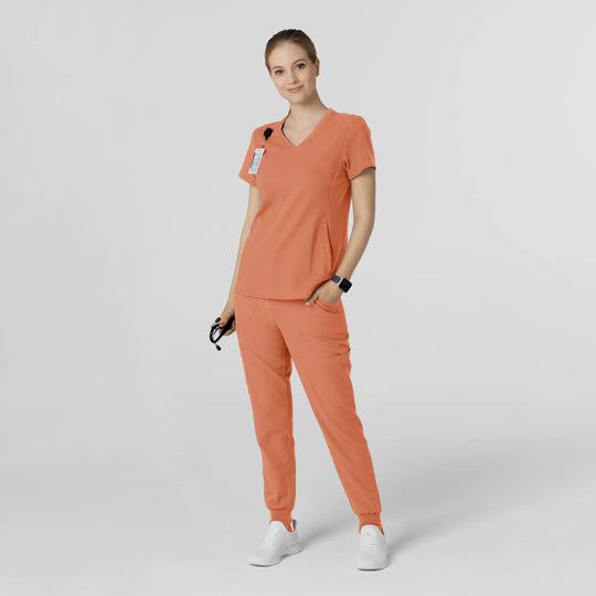 Wink Scrubs Women's Convertible Stirrup Jogger Scrub Pant Terracotta | scrub-supply.com