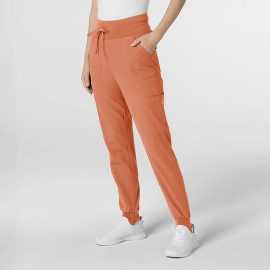 Wink Scrubs Women's Convertible Stirrup Jogger Scrub Pant Terracotta | scrub-supply.com