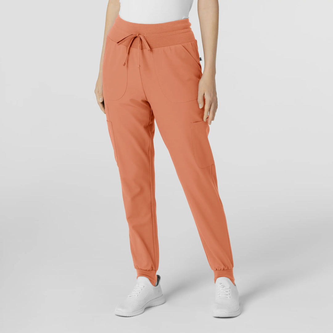 Wink Scrubs Women's Convertible Stirrup Jogger Scrub Pant Terracotta | scrub-supply.com
