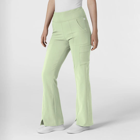 Wink Scrubs Women's Cargo Flare Scrub Pant Fresh Mint | scrub-supply.com