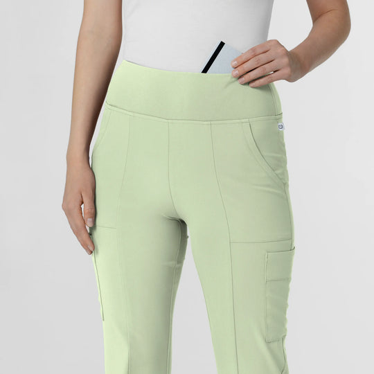 Wink Scrubs Women's Cargo Flare Scrub Pant Fresh Mint | scrub-supply.com