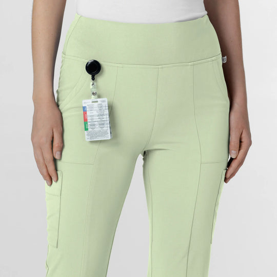 Wink Scrubs Women's Cargo Flare Scrub Pant Fresh Mint | scrub-supply.com