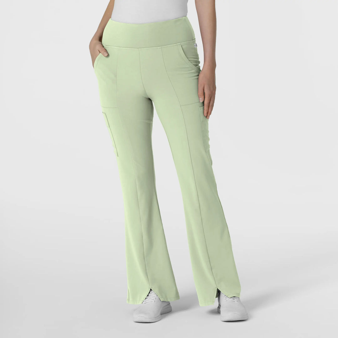 Wink Scrubs Women's Cargo Flare Scrub Pant Fresh Mint | scrub-supply.com