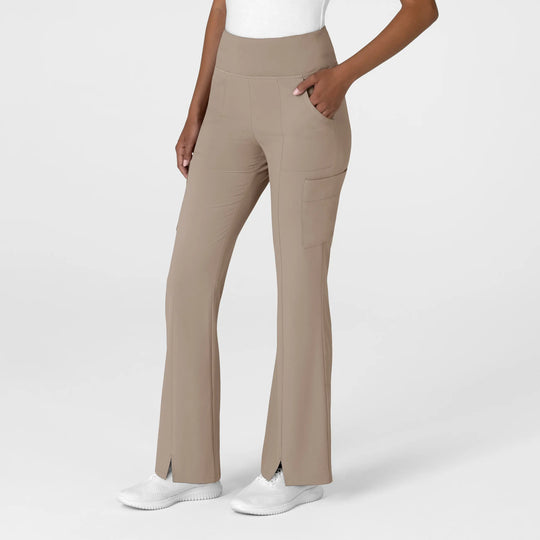 Wink Scrubs Women's Cargo Flare Scrub Pant Haze | scrub-supply.com