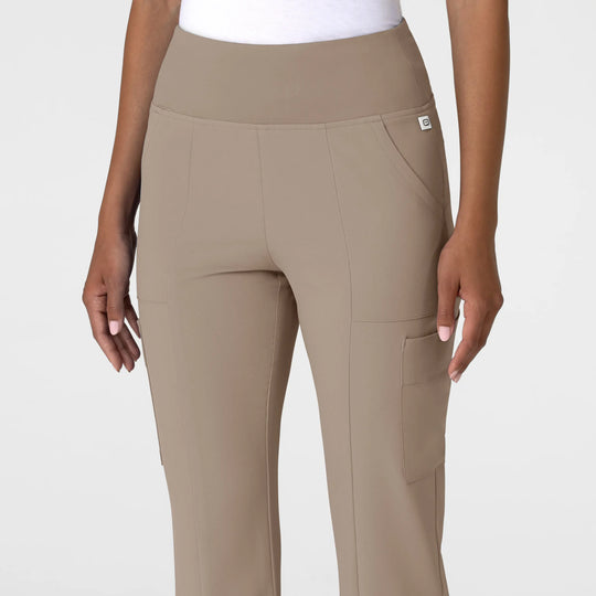 Wink Scrubs Women's Cargo Flare Scrub Pant Haze | scrub-supply.com