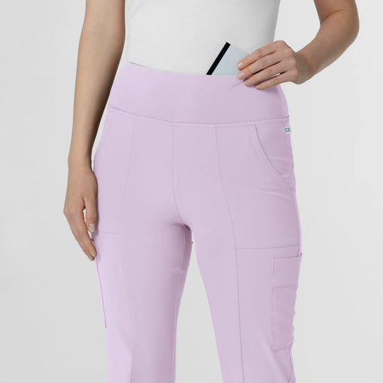 Wink Scrubs Women's Cargo Flare Scrub Pant Pastel Lilac | scrub-supply.com
