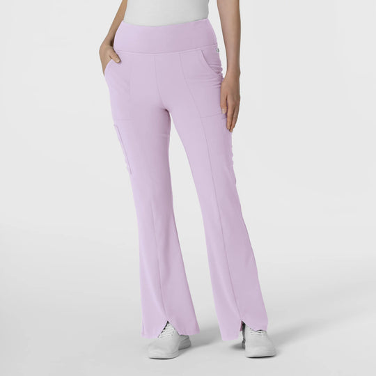 Wink Scrubs Women's Cargo Flare Scrub Pant Pastel Lilac | scrub-supply.com