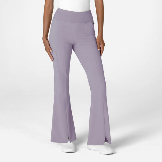 Wink Scrubs Women's Cargo Flare Scrub Pant Wisteria | scrub-supply.com