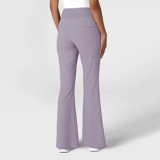 Wink Scrubs Women's Cargo Flare Scrub Pant Wisteria | scrub-supply.com