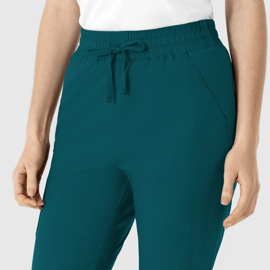 Wink Scrubs Women's Boundless Flare Leg Scrub Pant Caribbean Blue | scrub-supply.com