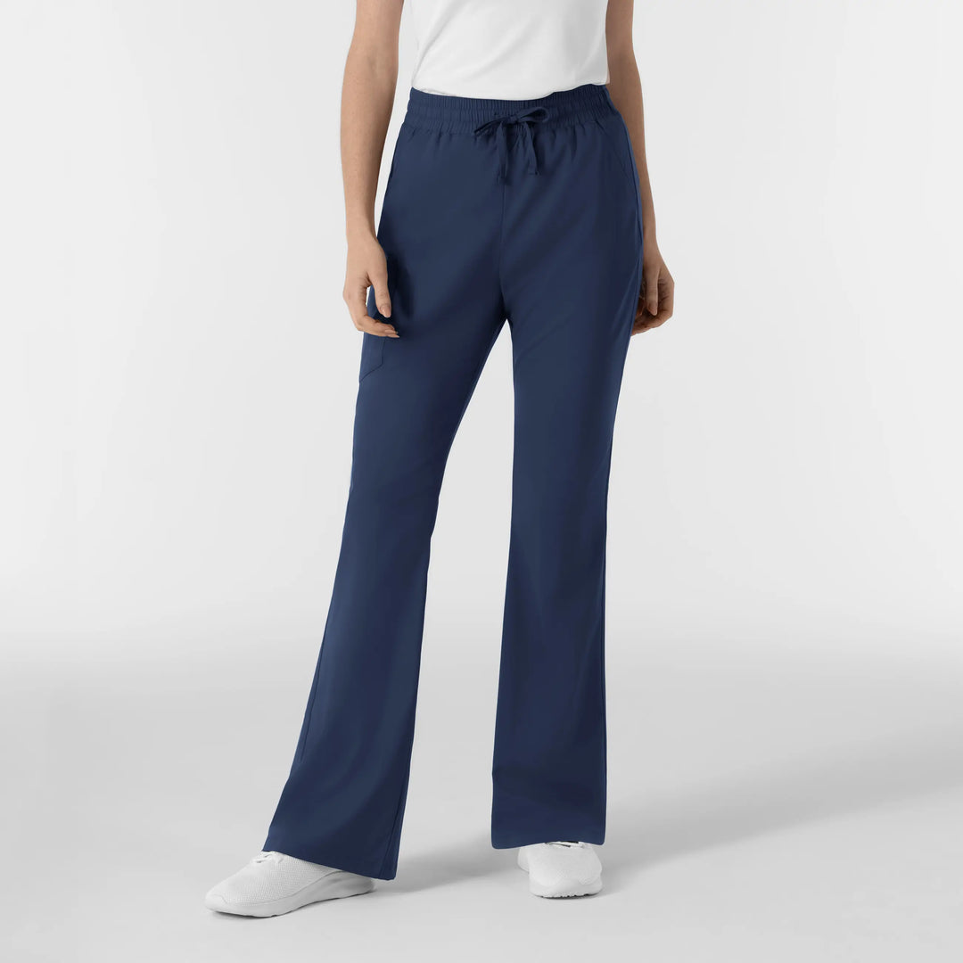 Wink Scrubs Women's Boundless Flare Leg Scrub Pant Navy | scrub-supply.com