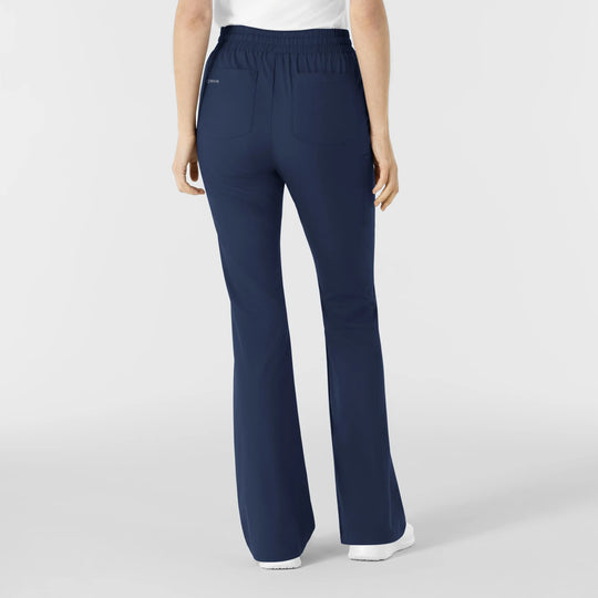 Wink Scrubs Women's Boundless Flare Leg Scrub Pant Navy | scrub-supply.com