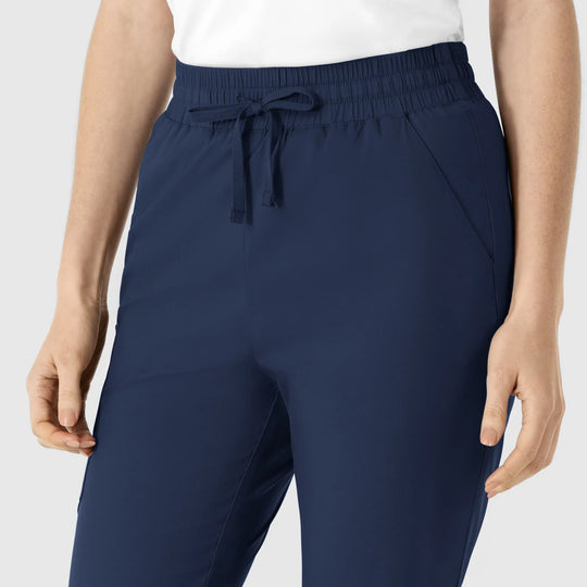 Wink Scrubs Women's Boundless Flare Leg Scrub Pant Navy | scrub-supply.com