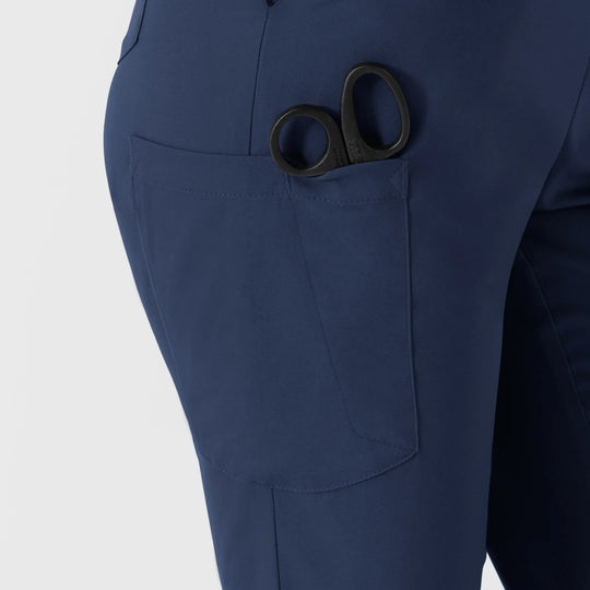Wink Scrubs Women's Boundless Flare Leg Scrub Pant Navy | scrub-supply.com
