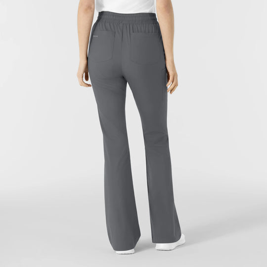 Wink Scrubs Women's Boundless Flare Leg Scrub Pant Pewter | scrub-supply.com