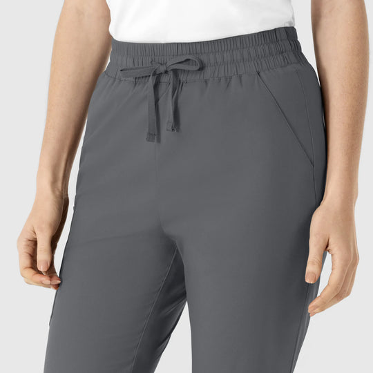 Wink Scrubs Women's Boundless Flare Leg Scrub Pant Pewter | scrub-supply.com