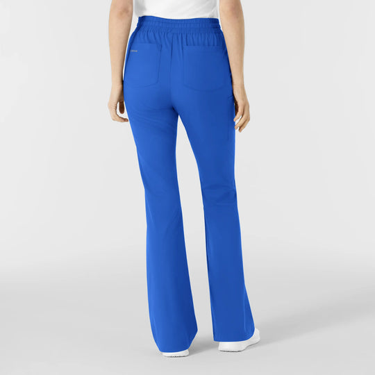 Wink Scrubs Women's Boundless Flare Leg Scrub Pant Royal Blue | scrub-supply.com