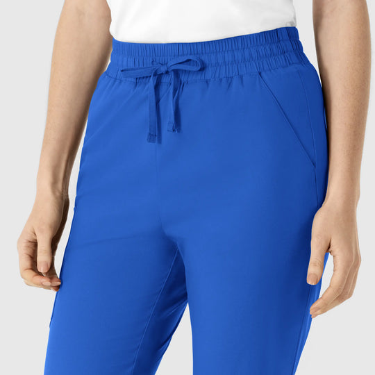 Wink Scrubs Women's Boundless Flare Leg Scrub Pant Royal Blue | scrub-supply.com