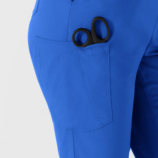Wink Scrubs Women's Boundless Flare Leg Scrub Pant Royal Blue | scrub-supply.com