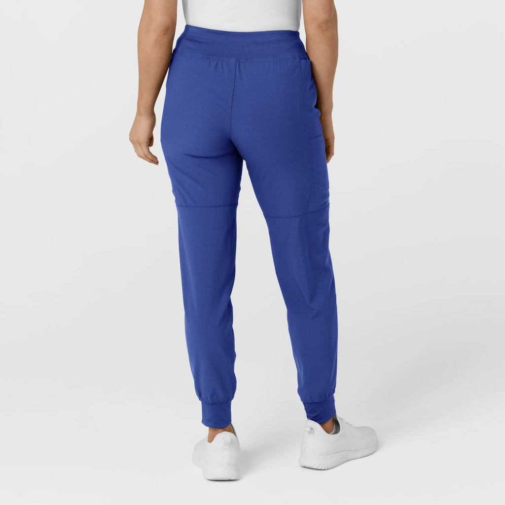 Wink Scrubs Women's Comfort Waist Cargo Jogger Scrub Pant Galaxy Blue | scrub-supply.com