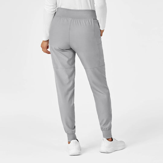 Wink Scrubs Women's Comfort Waist Cargo Jogger Scrub Pant Grey | scrub-supply.com