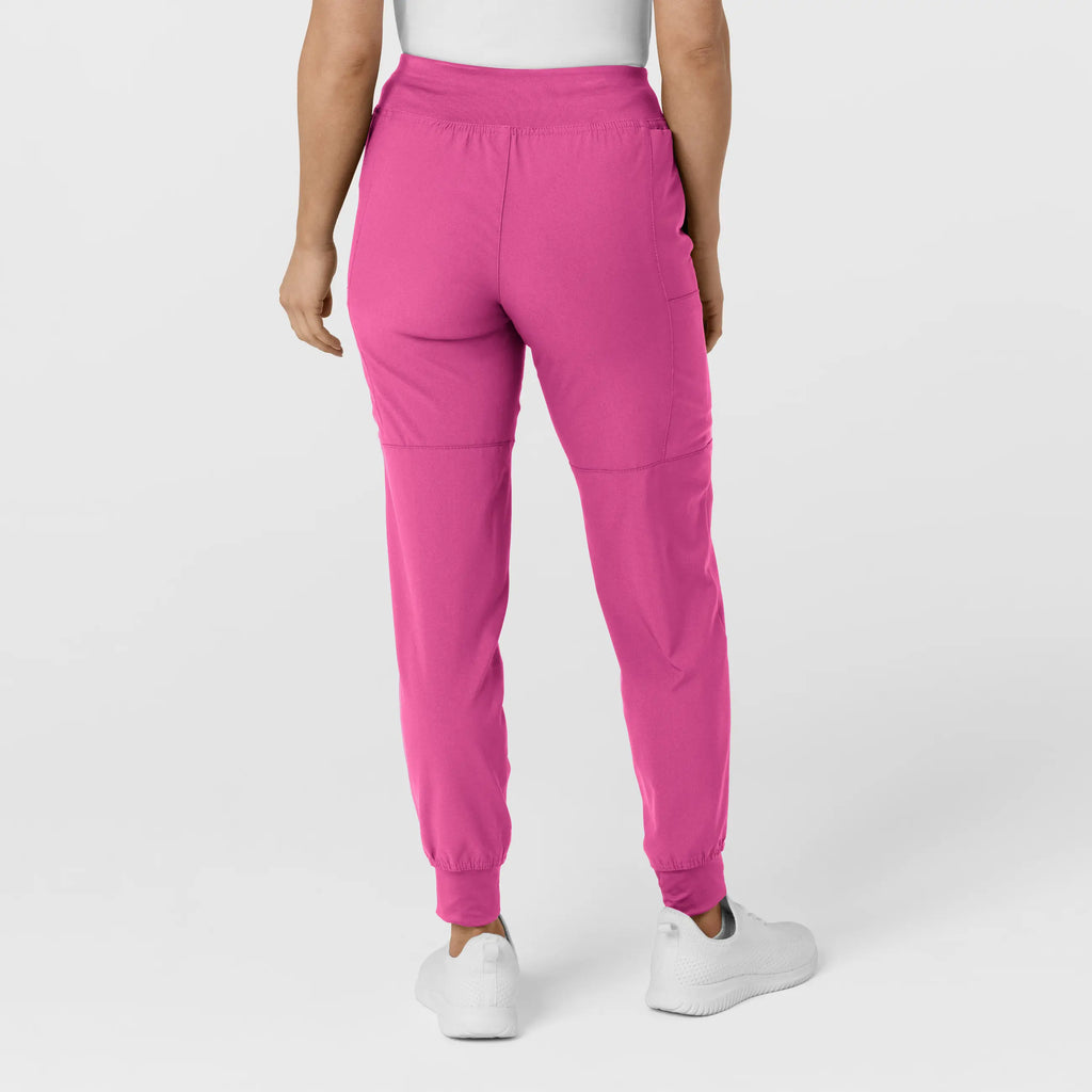 Wink Scrubs Women's Comfort Waist Cargo Jogger Scrub Pant Hot Pink | scrub-supply.com