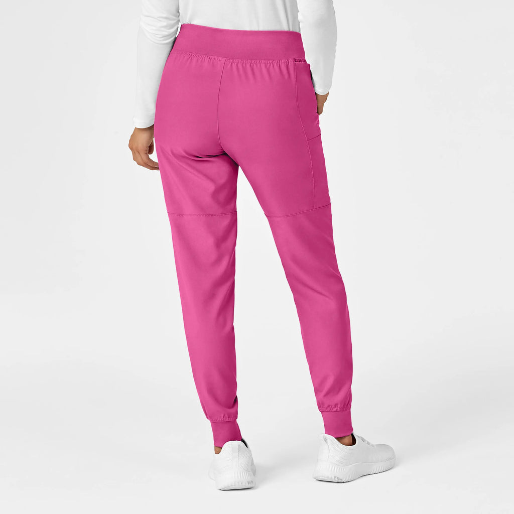 Wink Scrubs Women's Comfort Waist Cargo Jogger Scrub Pant Hot Pink | scrub-supply.com