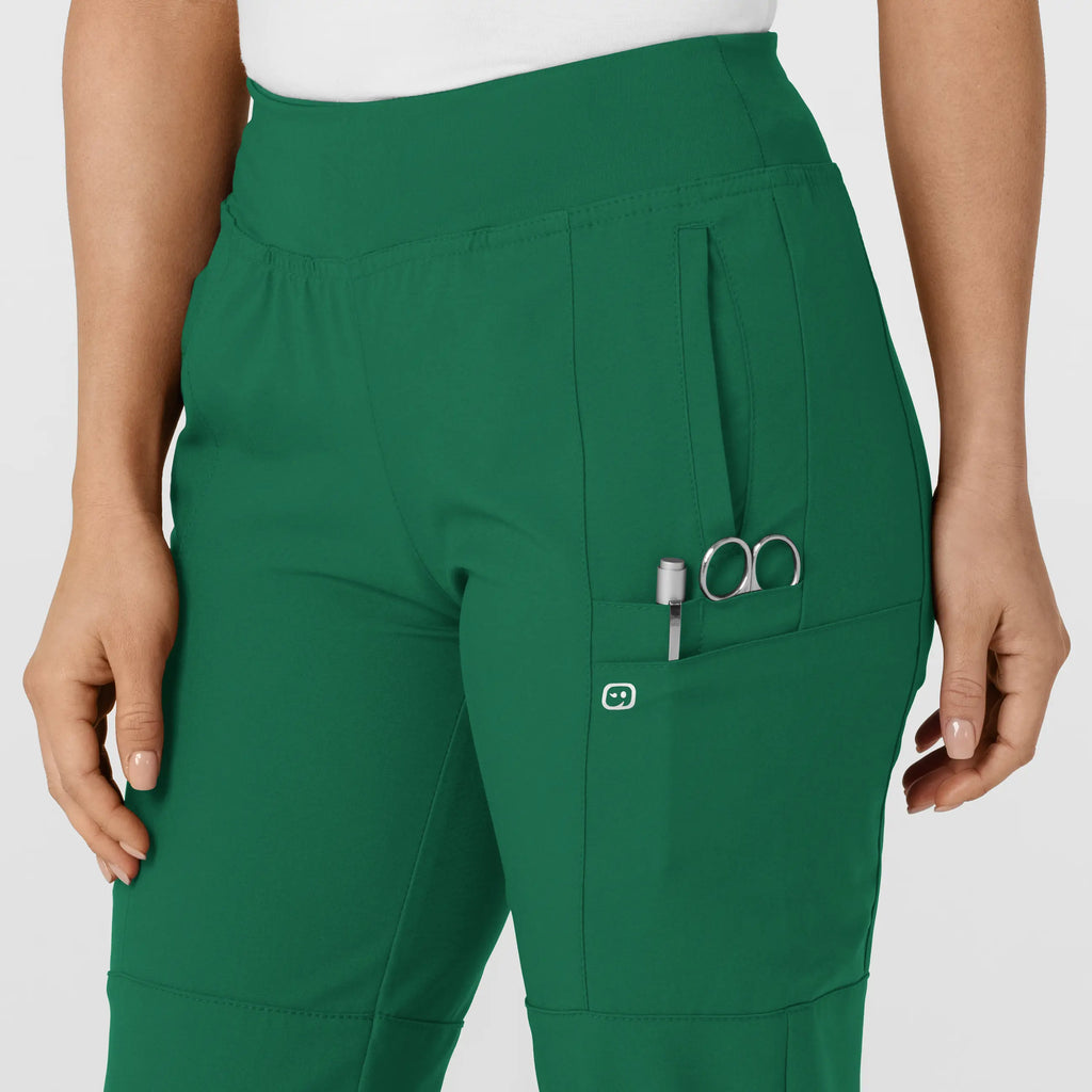 Wink Scrubs Women's Comfort Waist Cargo Jogger Scrub Pant Hunter | scrub-supply.com