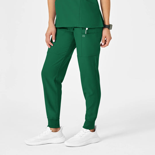 Wink Scrubs Women's Comfort Waist Cargo Jogger Scrub Pant Hunter | scrub-supply.com