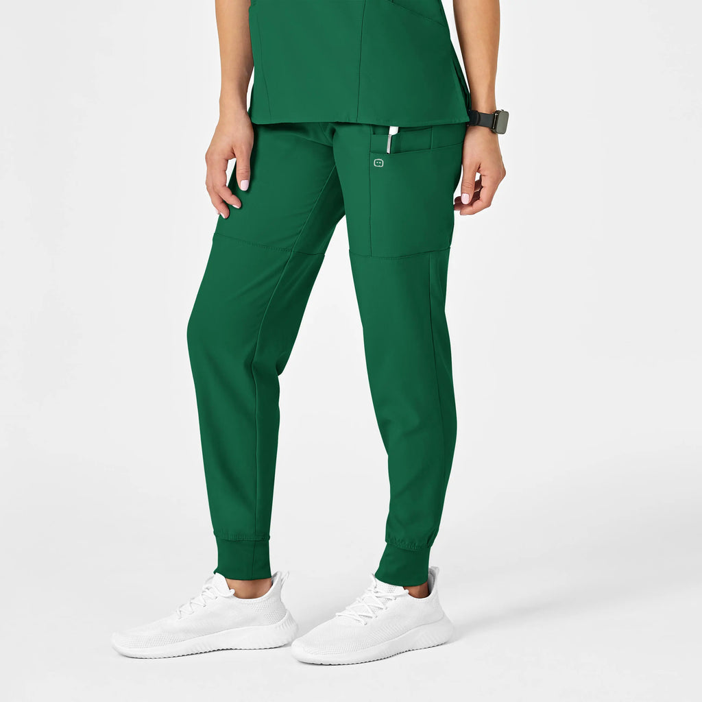 Wink Scrubs Women's Comfort Waist Cargo Jogger Scrub Pant Hunter | scrub-supply.com